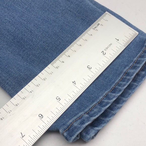 HIGH-RISE Old Navy Blue Straight Leg Jeans with Classic Wash - Picture 7 of 10